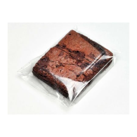 Lk Packaging Lip & Tape Cookie Bags, 5"W x 5"L, 1.5 Mil, Clear, 1000/Pack PSB551CK